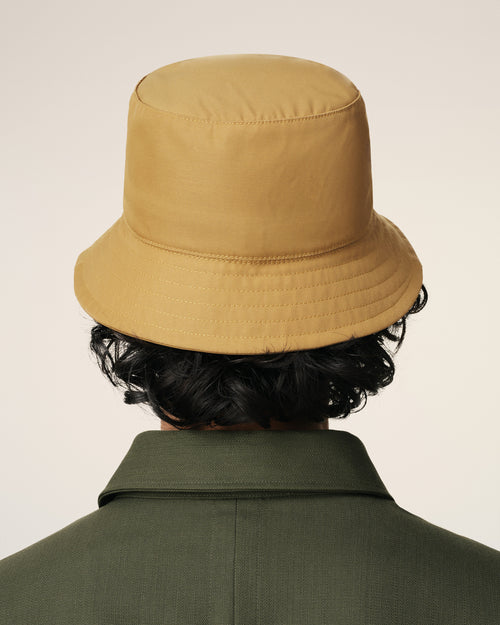 Mustard Twill Ami de Coeur Stud Bucket Hat - 6 - Ami Paris