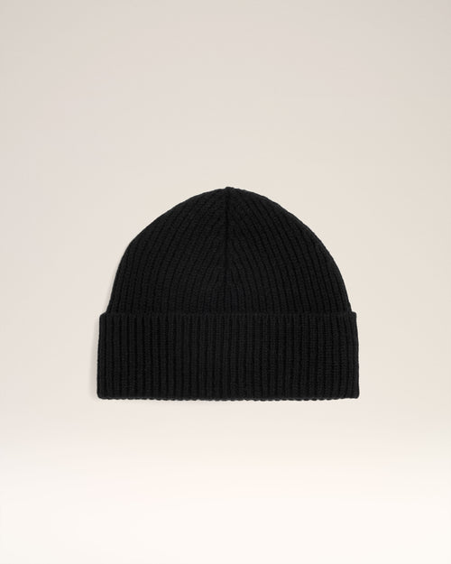 Black Wool Ami de Coeur Beanie - 10 - Ami Paris