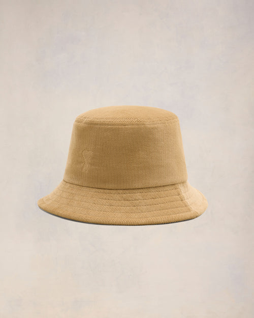 Tonal Ami de Coeur Embroidery Bucket Hat - 1 - Ami Paris