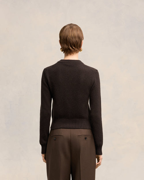 Cashmere Ami de Coeur Cardigan - 5 - Ami Paris