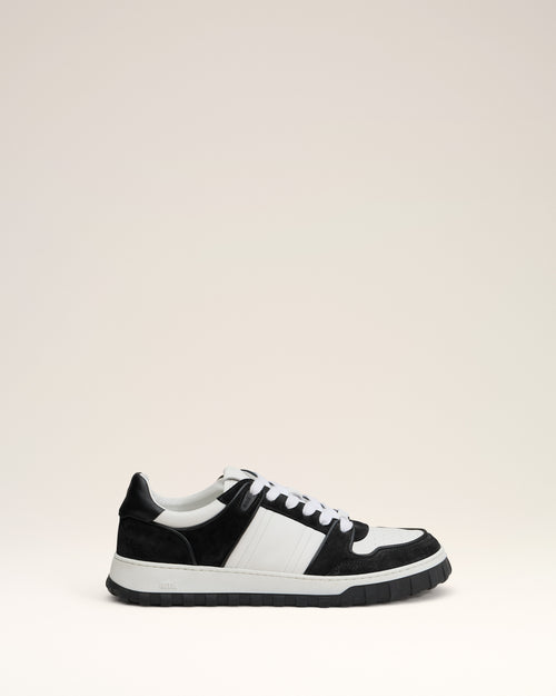 White Leather Low Top Walk Sneakers - 1 - Ami Paris