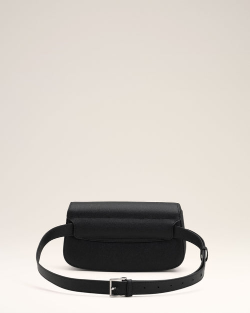 Black Leather Crossbody Paris Paris Bag - 10 - Ami Paris