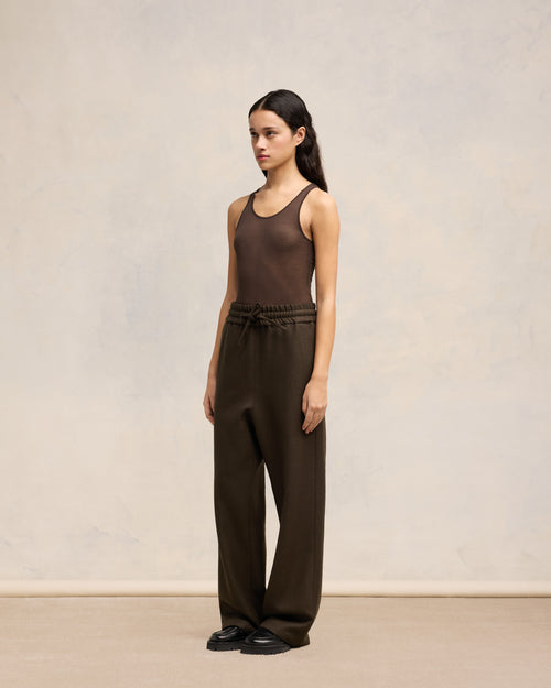 Wide Elasticated Waist Trousers - 12 - Ami Paris