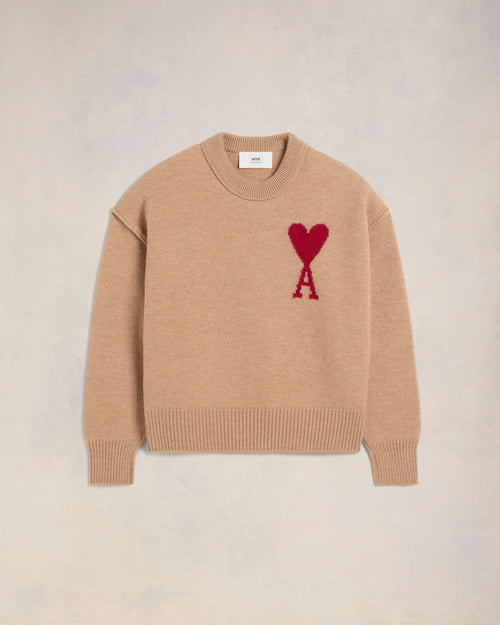 Red Ami de Coeur Sweater - 4 - Ami Paris