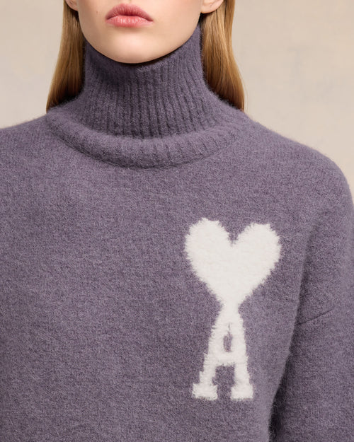 Off-White Ami de Coeur Funnel Neck Sweater - 8 - Ami Paris