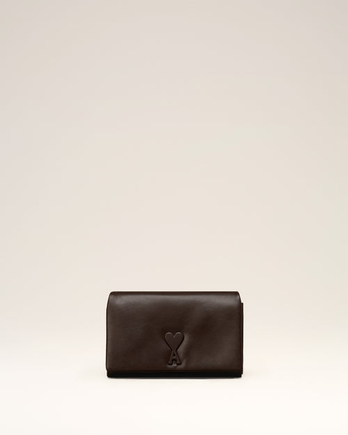 Voulez-Vous Wallet Strap - DARK COFFEE - Ami Paris