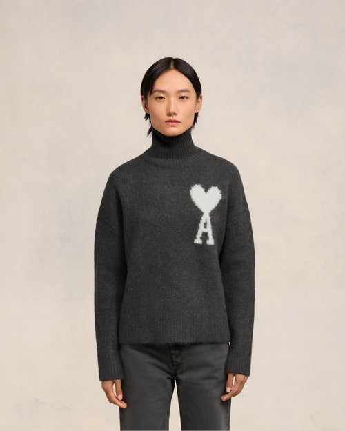 Off-White Ami de Coeur Funnel Neck Sweater - 8 - Ami Paris