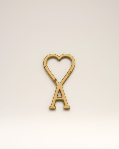 								Gold Ami de Coeur Hook Keyring - 3							 - Ami Paris