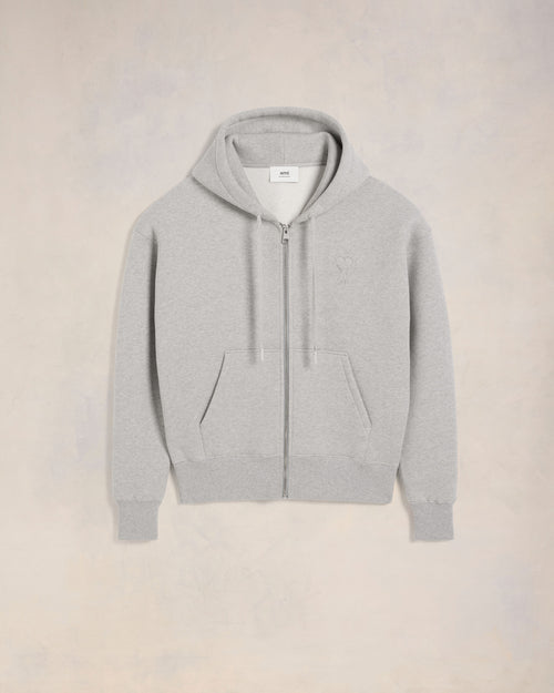 Zipped Ami de Coeur Hoodie - 1 - Ami Paris