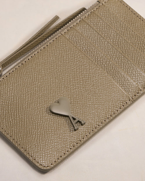 Ami de Coeur Zipped Card Holder - 6 - Ami Paris