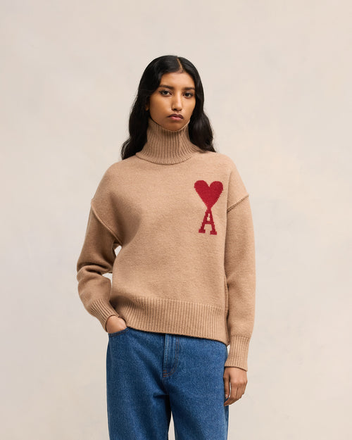 							Red Ami de Coeur Sweater - 3						 - Ami Paris