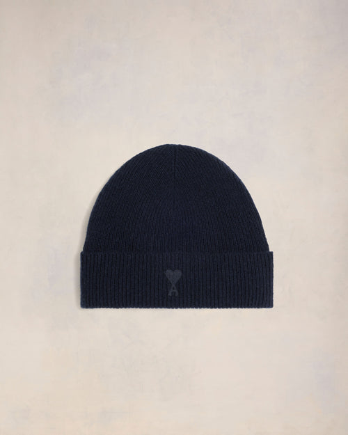 Cashmere Ami de Coeur Beanie - 1 - Ami Paris