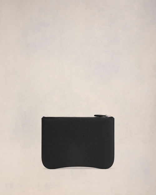 Black Leather Paris Paris Pouch - 5 - Ami Paris