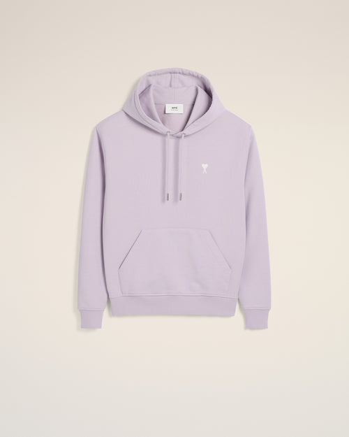 Purple Cotton Ami de Coeur Hoodie - 2 - Ami Paris