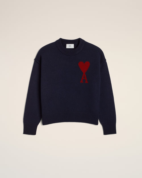 Red Ami de Coeur Sweater - 4 - Ami Paris