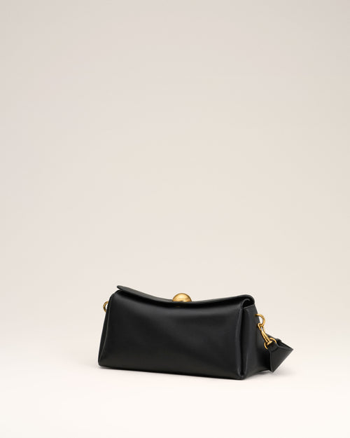 Black Leather Carrousel Bag - 2 - Ami Paris