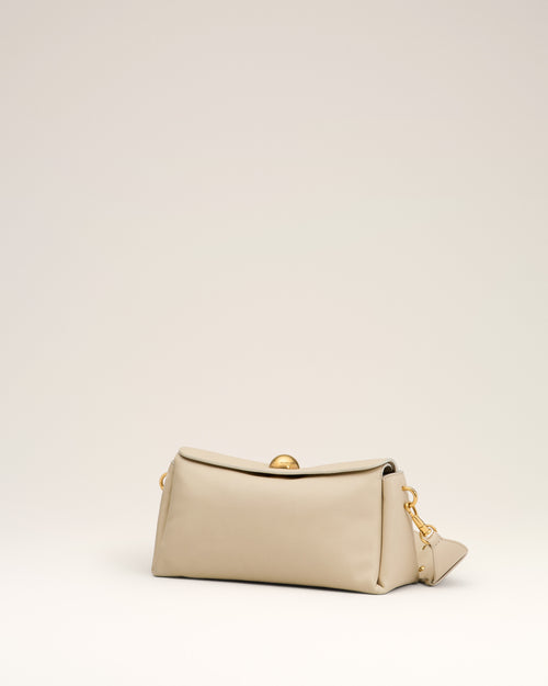 Sac Beige Carrousel En Cuir - 2 - Ami Paris