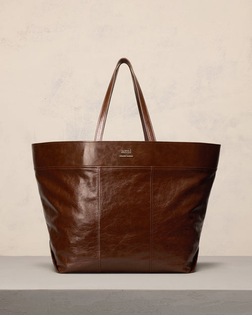 							East West Maxi Ami Shopping Bag - 3						 - Ami Paris