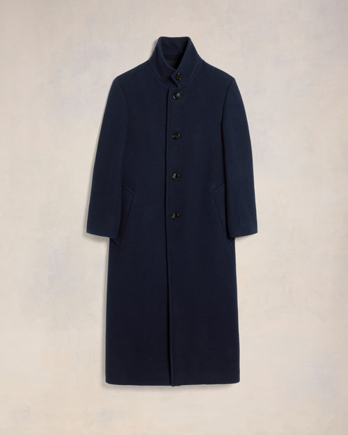 High Collar Coat - 2 - Ami Paris