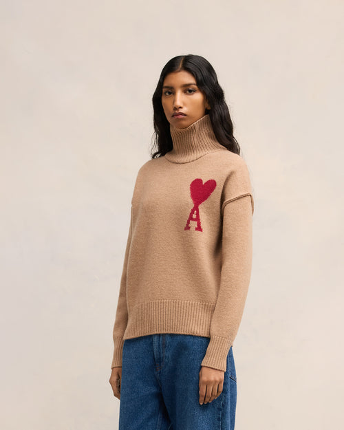 Red Ami de Coeur Sweater - 12 - Ami Paris