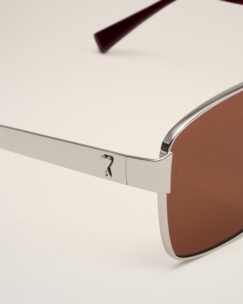 Silver Stainless Steel 75007 Sunglasses - 8 - Ami Paris