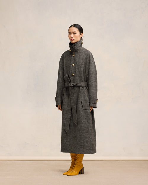 Manteau Ceinturé - 6 - Ami Paris