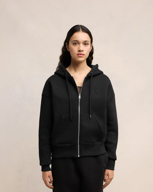 Zipped Ami de Coeur Hoodie - 9 - Ami Paris