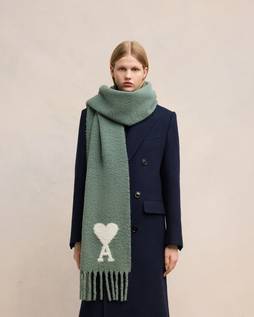 Oversized Ami de Coeur Scarf - 4 - Ami Paris