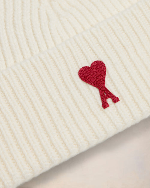 Red Ami de Coeur Beanie - 9 - Ami Paris