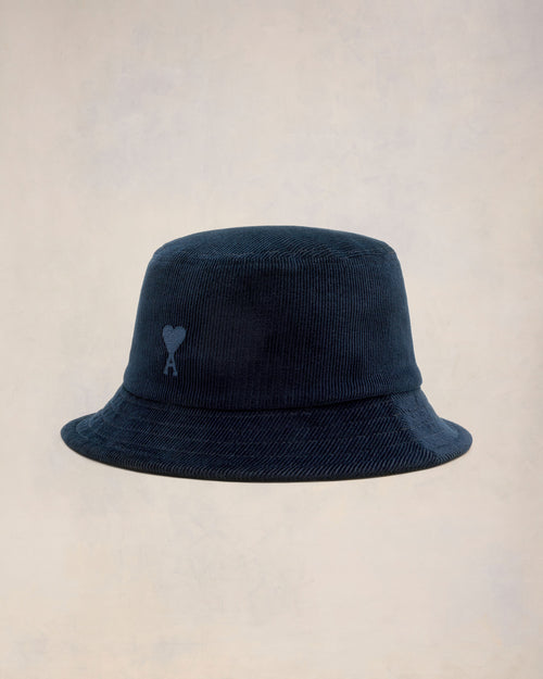 							Tonal Ami de Coeur Embroidery Bucket Hat - 3						 - Ami Paris