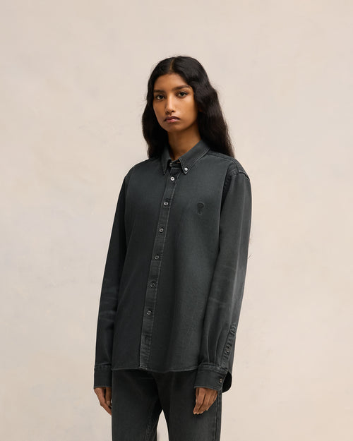 Button-Down Ami de Coeur Shirt - 12 - Ami Paris