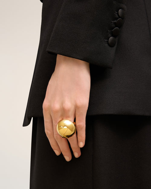 									Domed Ami de Coeur Ring - 3								 - Ami Paris