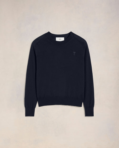 Tonal Ami de Coeur Crew Neck Sweater - 2 - Ami Paris