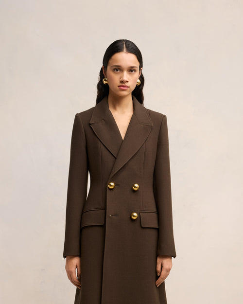 Fitted Coat - 3 - Ami Paris