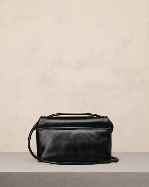 Black Leather Voulez-Vous Bag - 3 - Ami Paris