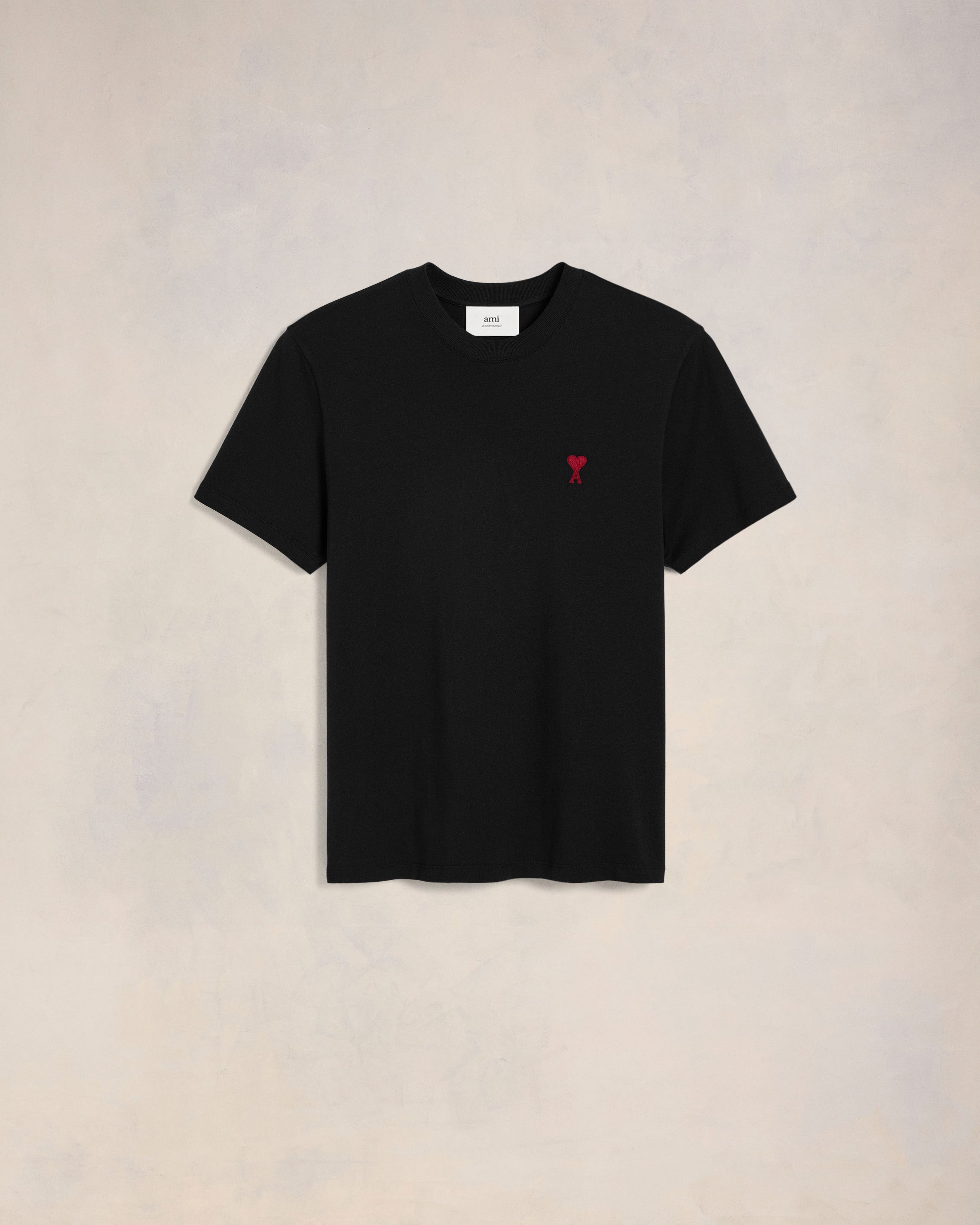 Black Red Ami De Coeur T-Shirt | AMI PARIS