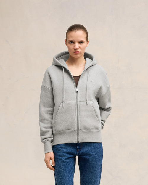 									Zipped Ami de Coeur Hoodie - 3								 - Ami Paris