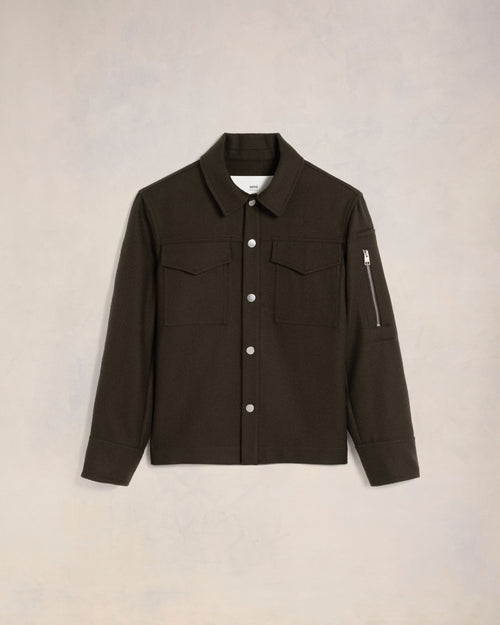 Geknöpftes Overshirt - 1 - Ami Paris