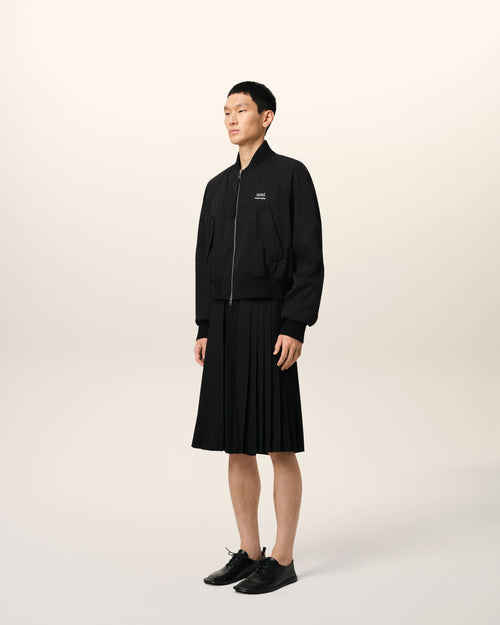 Black Twill Bomber - 6 - Ami Paris