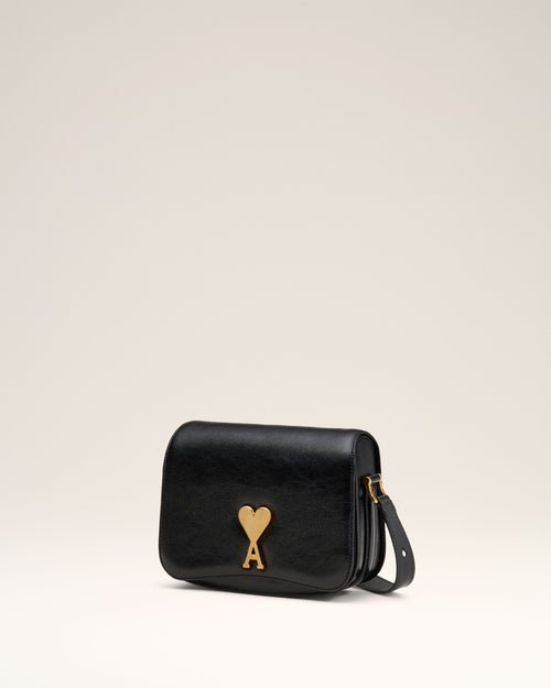 Black Leather Paris Paris Bag - 9 - Ami Paris