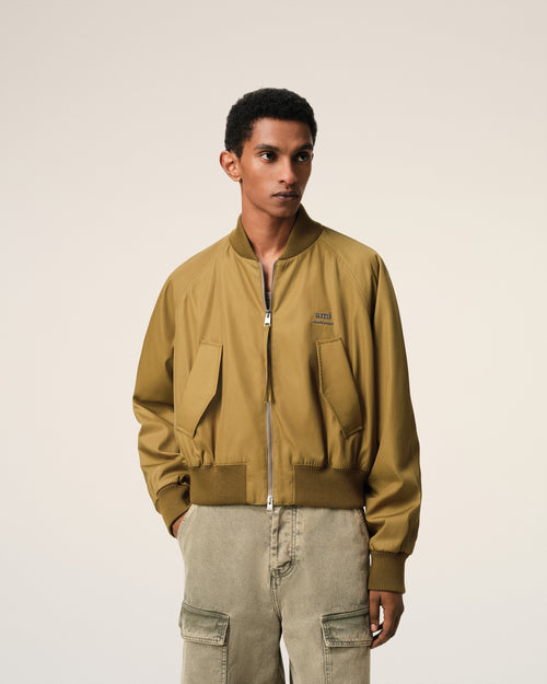 Mustard Twill Bomber - 3 - Ami Paris