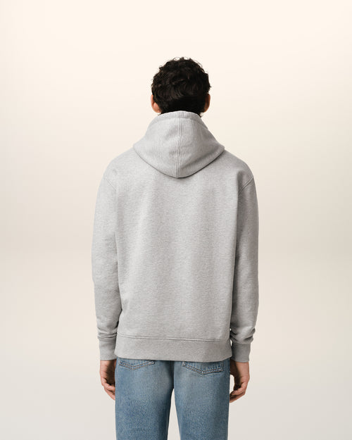 Grey Cotton Ami de Coeur Hoodie - 5 - Ami Paris