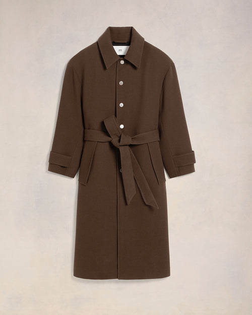 Belted Coat - 2 - Ami Paris