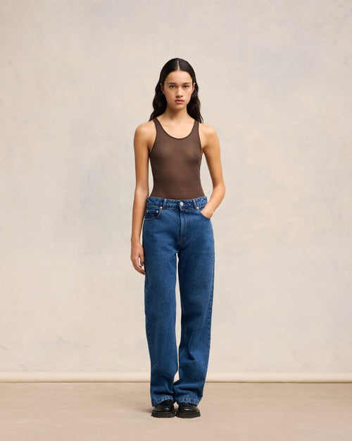 Weit geschnittene Jeans - 1 - Ami Paris