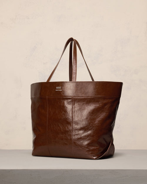 East West Maxi Ami Shopping Bag - 2 - Ami Paris