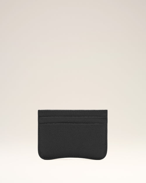 Black Leather Paris Paris Card Holder - 2 - Ami Paris