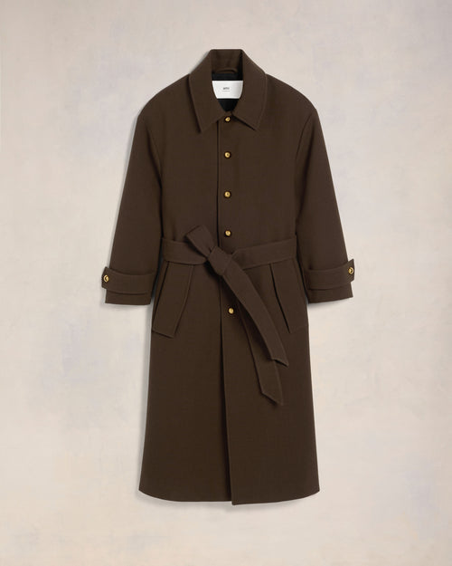 Belted Coat - 4 - Ami Paris