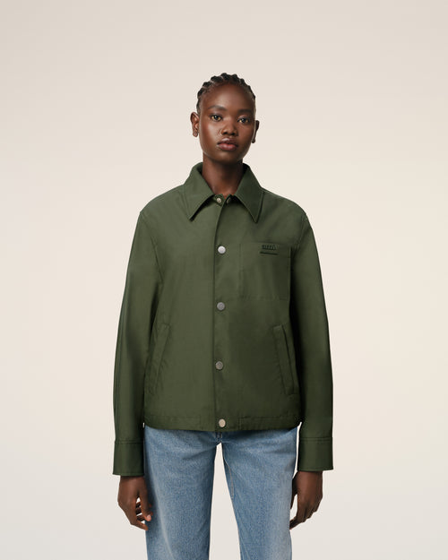 Green Buttoned Jacket - 8 - Ami Paris