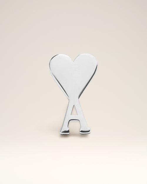 Silver Brass Ami de Coeur Studs - 1 - Ami Paris