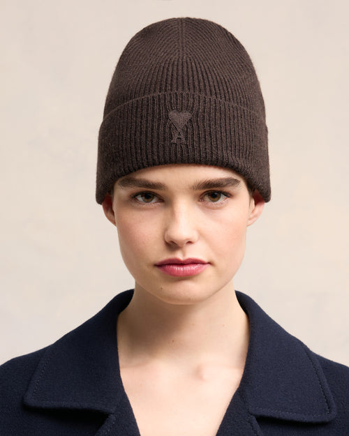 Cashmere Ami de Coeur Beanie - 8 - Ami Paris